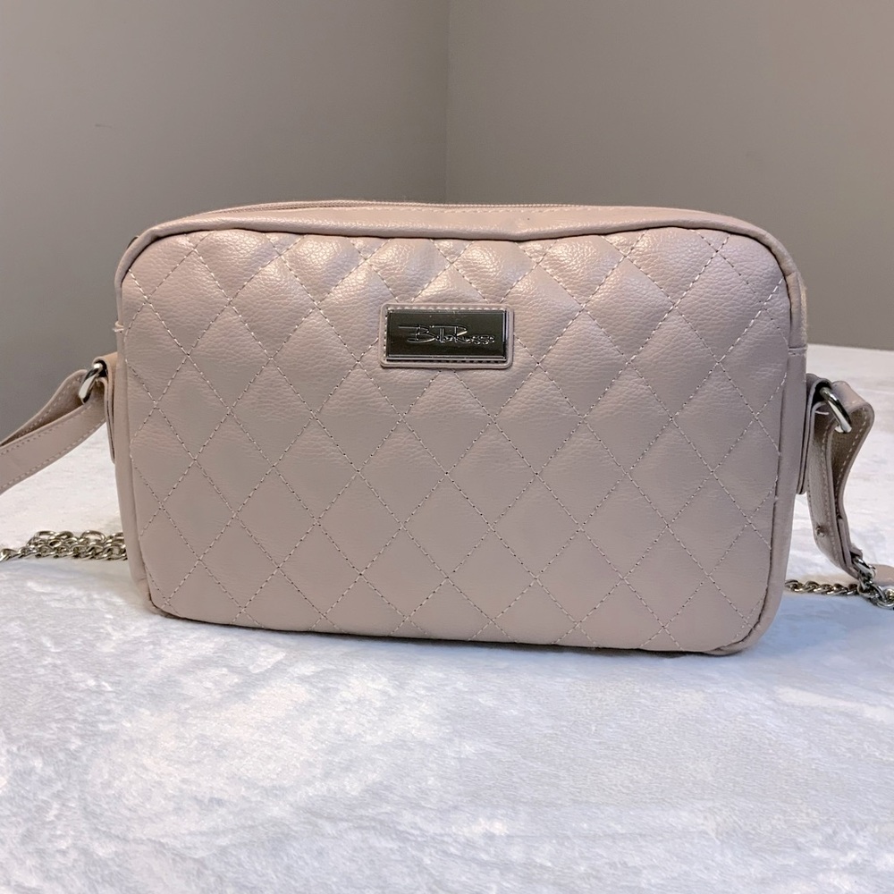 Bella Russo Blush Pink Faux Leather Purse